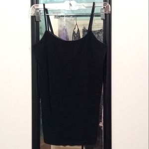 🧁B2G1🧁 NOBO No Boundaries Black Junior Size Spaghetti Strap Tank Top